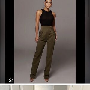 JLUXLABEL Olive Trousers